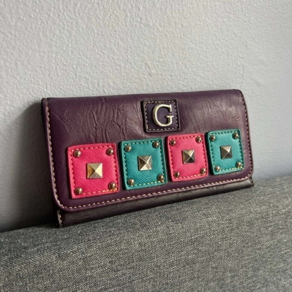Guess Y2K Colorblock Wallet